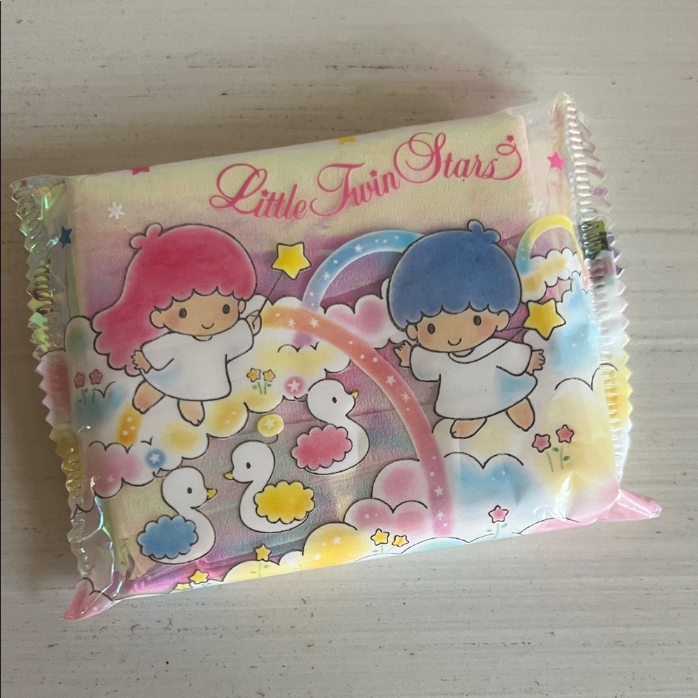 1994 Sanrio Twin Stars Tissue Pouch
